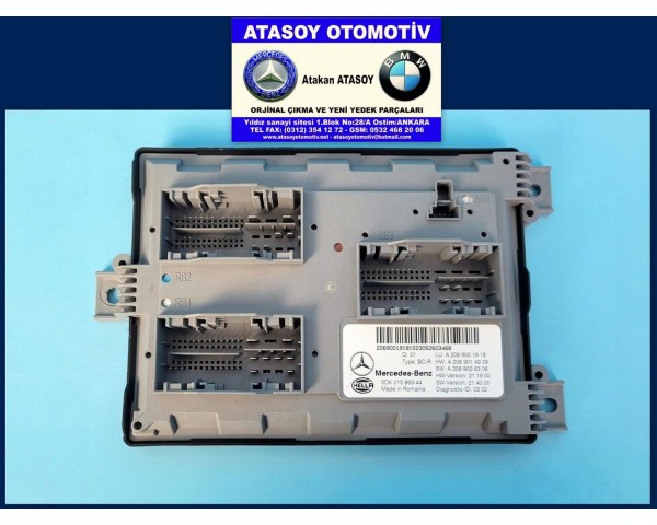 MERCEDES W206 ARKA SAM BEYNİ 2069001918 2069002811 , 2069001818 2069002711 , 2069000415 2069009613 2069002409 , 2069000315 2069009513 2069002309 , 2069001709 5DK015893-44 5DK015893-34 5DK015215-48